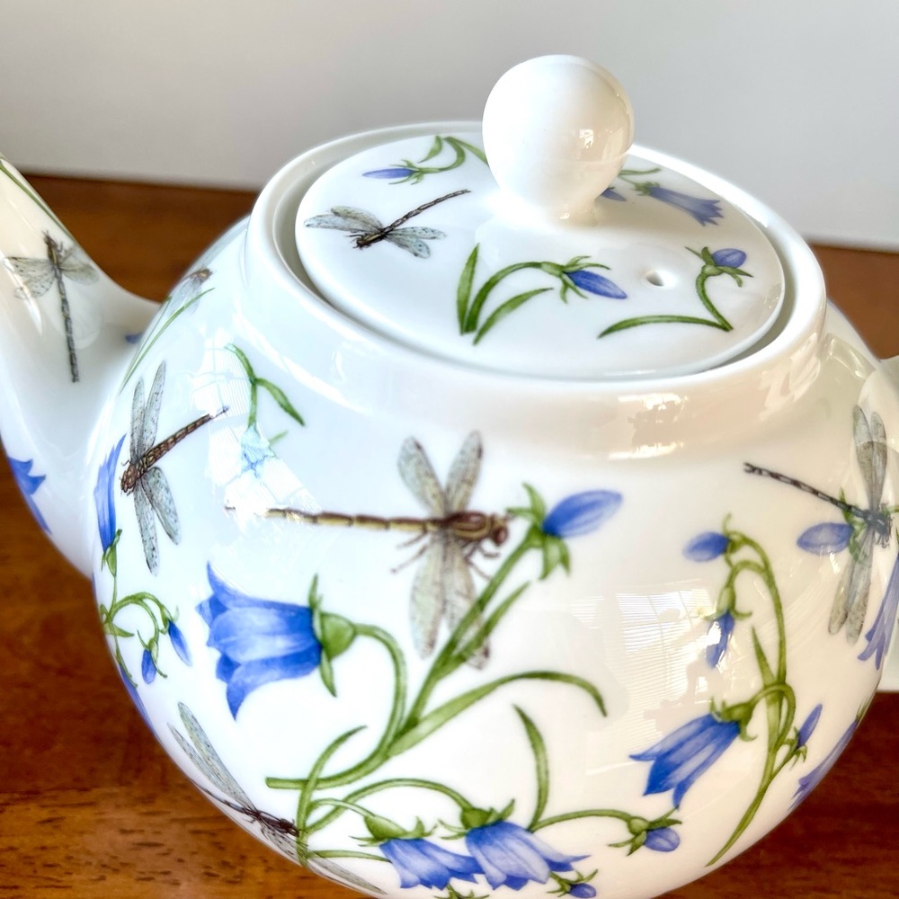 Dovedale Dragonfly and Harebell Small Teapot by Dunoon England - Picture 3 of 9